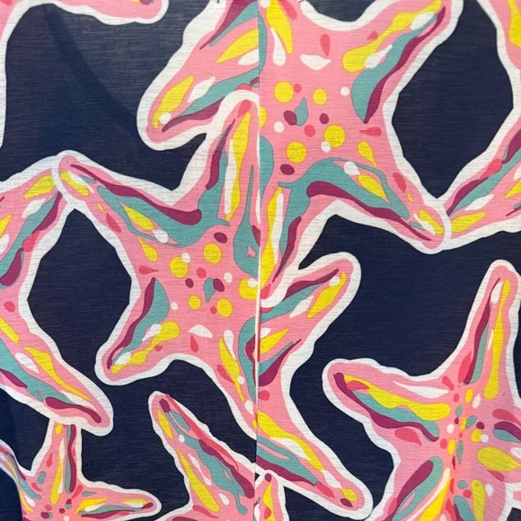 Colorful Starfish Print Dress Simply Southern - Picture 2 of 3
